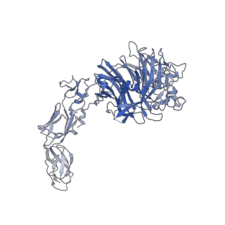 23921_7mo9_E_v1-1
Cryo-EM map of the c-MET II/HGF I/HGF II (K4 and SPH) sub-complex
