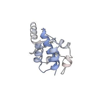 23956_7mr4_D_v1-1
Cryo-EM structure of RecBCD-DNA complex with undocked RecBNuc and flexible RecD