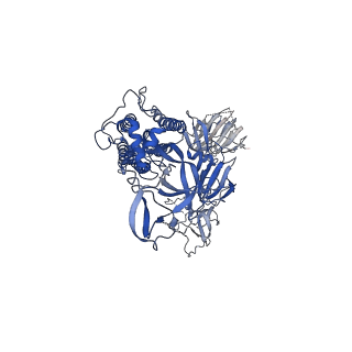 23983_7mtd_C_v1-1
Structure of aged SARS-CoV-2 S2P spike at pH 7.4