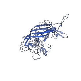 23999_7mtw_o_v1-2
Structure of the adeno-associated virus 9 capsid at pH 4.0