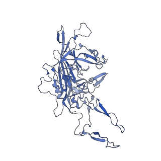 24003_7mua_A_v1-2
Structure of the adeno-associated virus 9 capsid at pH pH 5.5 in complex with terminal galactose