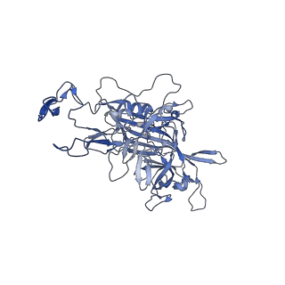 24003_7mua_I_v1-2
Structure of the adeno-associated virus 9 capsid at pH pH 5.5 in complex with terminal galactose