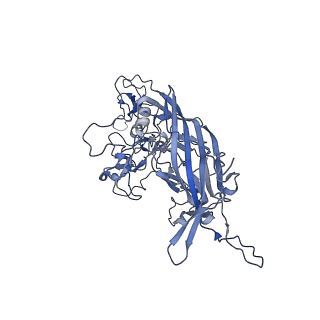 24003_7mua_c_v1-2
Structure of the adeno-associated virus 9 capsid at pH pH 5.5 in complex with terminal galactose