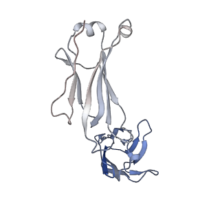 24071_7mxd_K_v1-4
Cryo-EM structure of broadly neutralizing V2-apex-targeting antibody J038 in complex with HIV-1 Env