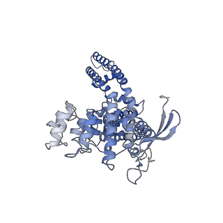24089_7mzc_D_v1-1
Cryo-EM structure of minimal TRPV1 with RTX bound in C1 state