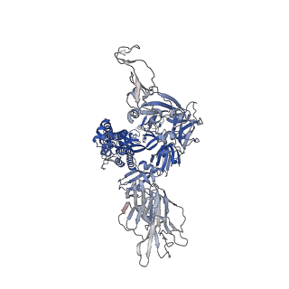 24106_7n0h_C_v1-2
CryoEM structure of SARS-CoV-2 spike protein (S-6P, 2-up) in complex with sybodies (Sb45)