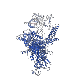 0349_6n58_J_v1-0
Cryo-EM structure of Escherichia coli RNAP polymerase bound with TraR in conformation II