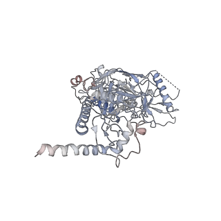 23861_7n6w_A_v1-2
Structure of uncleaved HIV-1 JR-FL Env glycoprotein trimer in state U2 bound to small Molecule HIV-1 Entry Inhibitor BMS-378806