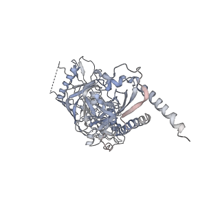 23861_7n6w_B_v1-2
Structure of uncleaved HIV-1 JR-FL Env glycoprotein trimer in state U2 bound to small Molecule HIV-1 Entry Inhibitor BMS-378806