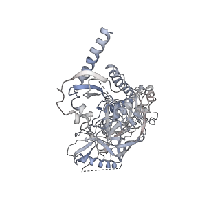 23861_7n6w_C_v1-2
Structure of uncleaved HIV-1 JR-FL Env glycoprotein trimer in state U2 bound to small Molecule HIV-1 Entry Inhibitor BMS-378806