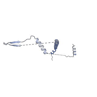 24270_7nad_5_v1-3
State E2 nucleolar 60S ribosomal biogenesis intermediate - Spb4 local refinement model