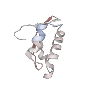 24270_7nad_d_v1-3
State E2 nucleolar 60S ribosomal biogenesis intermediate - Spb4 local refinement model