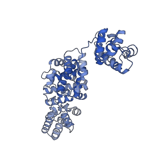 24273_7nal_E_v1-2
Cryo-EM structure of activated human SARM1 in complex with NMN and 1AD (ARM and SAM domains)