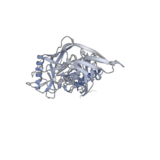 0434_6nc3_A_v1-2
AMC011 v4.2 SOSIP Env trimer in complex with fusion peptide targeting antibody VRC34 fragment antigen binding