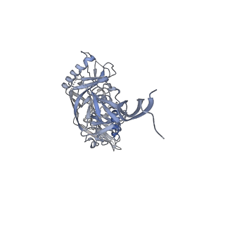 0434_6nc3_G_v1-2
AMC011 v4.2 SOSIP Env trimer in complex with fusion peptide targeting antibody VRC34 fragment antigen binding
