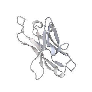 0434_6nc3_R_v1-2
AMC011 v4.2 SOSIP Env trimer in complex with fusion peptide targeting antibody VRC34 fragment antigen binding