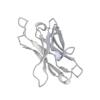 0434_6nc3_R_v2-0
AMC011 v4.2 SOSIP Env trimer in complex with fusion peptide targeting antibody VRC34 fragment antigen binding