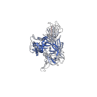 12283_7ndc_B_v1-2
EM structure of SARS-CoV-2 Spike glycoprotein (all RBD down) in complex with COVOX-159