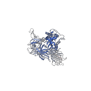 12284_7ndd_C_v1-2
EM structure of SARS-CoV-2 Spike glycoprotein (one RBD up) in complex with COVOX-159