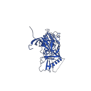 9359_6nf2_Q_v2-0
Cryo-EM structure of vaccine-elicited antibody 0PV-c.01 in complex with HIV-1 Env BG505 DS-SOSIP and antibodies VRC03 and PGT122
