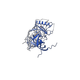 0485_6nqd_A_v1-1
Cryo-EM structure of T/F100 SOSIP.664 HIV-1 Env trimer in complex with 8ANC195 Fab