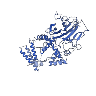 12559_7ns3_1_v1-4
Substrate receptor scaffolding module of yeast Chelator-GID SR4 E3 ubiquitin ligase bound to Fbp1 substrate