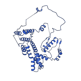 12559_7ns3_8_v1-4
Substrate receptor scaffolding module of yeast Chelator-GID SR4 E3 ubiquitin ligase bound to Fbp1 substrate