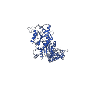12802_7oca_B_v1-2
Resting state full-length GluA1/A2 heterotertramer in complex with TARP gamma 8 and CNIH2