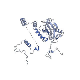12870_7of5_6_v1-2
Structure of a human mitochondrial ribosome large subunit assembly intermediate in complex with MTERF4-NSUN4 and GTPBP5 (dataset2).