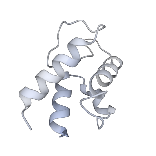 12870_7of5_w_v1-2
Structure of a human mitochondrial ribosome large subunit assembly intermediate in complex with MTERF4-NSUN4 and GTPBP5 (dataset2).