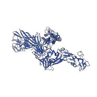 20070_6ohw_C_v1-2
Structural basis for human coronavirus attachment to sialic acid receptors. Apo-HCoV-OC43 S