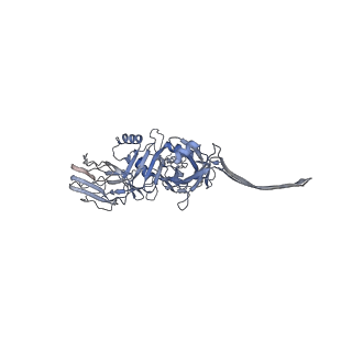 20105_6oku_F_v1-3
CDTb Double Heptamer Long Form Mask 3 Modeled from Cryo-EM Map Reconstructed using C7 Symmetry