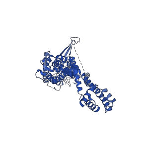 13036_7or0_D_v1-0
Cryo-EM structure of the human TRPA1 ion channel in complex with the antagonist 3-60, conformation 2