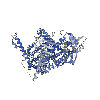 17186_8otx_B_v1-3
Cryo-EM structure of Strongylocentrotus purpuratus sperm-specific Na+/H+ exchanger SLC9C1 in nanodisc