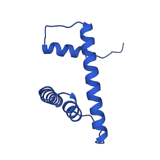 20281_6pa7_D_v1-3
The cryo-EM structure of the human DNMT3A2-DNMT3B3 complex bound to nucleosome.