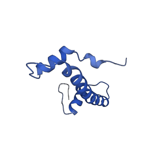 20281_6pa7_F_v1-2
The cryo-EM structure of the human DNMT3A2-DNMT3B3 complex bound to nucleosome.
