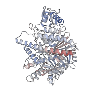 20308_6pcv_A_v1-2
Single Particle Reconstruction of Phosphatidylinositol (3,4,5) trisphosphate-dependent Rac exchanger 1 bound to G protein beta gamma subunits