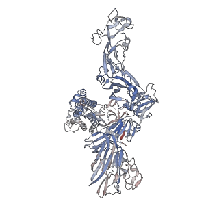 13563_7po5_B_v1-1
Human coronavirus OC43 spike glycoprotein ectodomain in complex with the 47C9 antibody Fab fragment