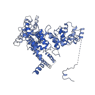 20498_6pw4_A_v1-1
Cryo-EM Structure of Thermo-Sensitive TRP Channel TRP1 from the Alga Chlamydomonas reinhardtii in Detergent