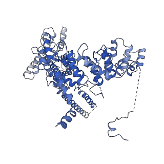 20498_6pw4_A_v1-2
Cryo-EM Structure of Thermo-Sensitive TRP Channel TRP1 from the Alga Chlamydomonas reinhardtii in Detergent