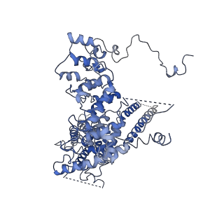 20498_6pw4_D_v1-1
Cryo-EM Structure of Thermo-Sensitive TRP Channel TRP1 from the Alga Chlamydomonas reinhardtii in Detergent