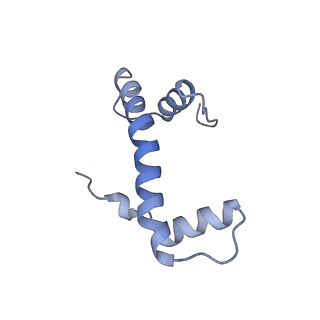 20513_6pww_H_v1-0
Cryo-EM structure of MLL1 in complex with RbBP5 and WDR5 bound to the nucleosome