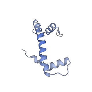 20513_6pww_H_v1-1
Cryo-EM structure of MLL1 in complex with RbBP5 and WDR5 bound to the nucleosome