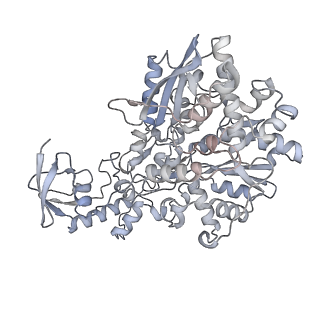 13819_7q4w_A_v1-3
CryoEM structure of electron bifurcating Fe-Fe hydrogenase HydABC complex A. woodii in the oxidised state