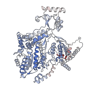 18183_8q63_A_v1-3
Cryo-EM structure of IC8', a second state of yeast mitochondrial RNA polymerase transcription initiation complex with 8-mer RNA, pppGpGpUpApApApUpG