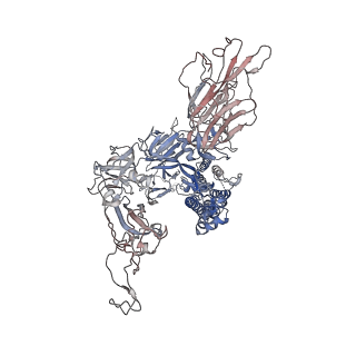 13916_7qdg_A_v1-0
SARS-CoV-2 S protein S:A222V + S:D614G mutant 1-up