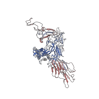 13916_7qdg_C_v1-0
SARS-CoV-2 S protein S:A222V + S:D614G mutant 1-up
