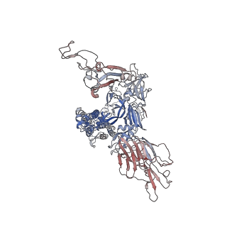 13916_7qdg_C_v2-0
SARS-CoV-2 S protein S:A222V + S:D614G mutant 1-up