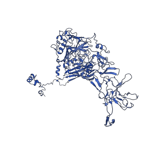 4551_6qi5_A_v1-1
Near Atomic Structure of an Atadenovirus Shows a possible gene duplication event and Intergenera Variations in Cementing Proteins