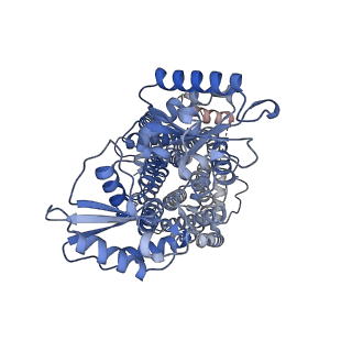 18464_8qkk_A_v1-1
Cryo-EM structure of MmpL3 from Mycobacterium smegmatis reconstituted into peptidiscs